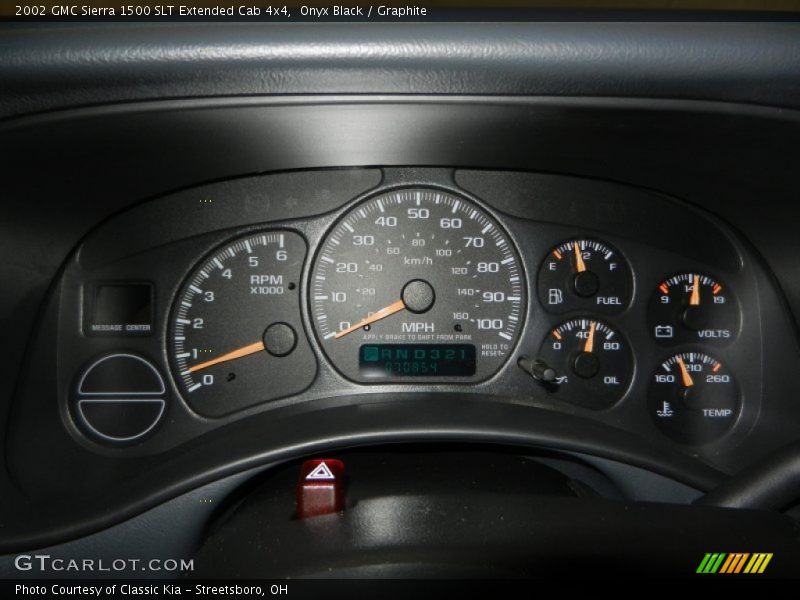 Onyx Black / Graphite 2002 GMC Sierra 1500 SLT Extended Cab 4x4