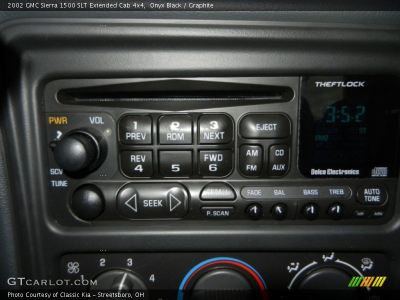 Onyx Black / Graphite 2002 GMC Sierra 1500 SLT Extended Cab 4x4