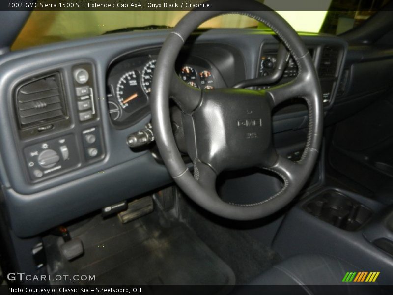 Onyx Black / Graphite 2002 GMC Sierra 1500 SLT Extended Cab 4x4