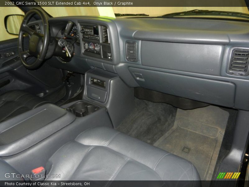 Onyx Black / Graphite 2002 GMC Sierra 1500 SLT Extended Cab 4x4