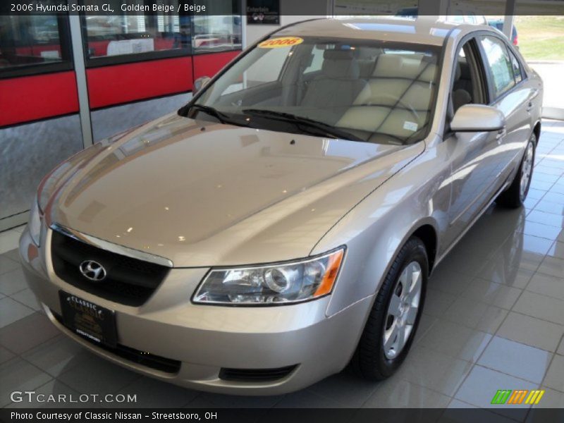 Golden Beige / Beige 2006 Hyundai Sonata GL
