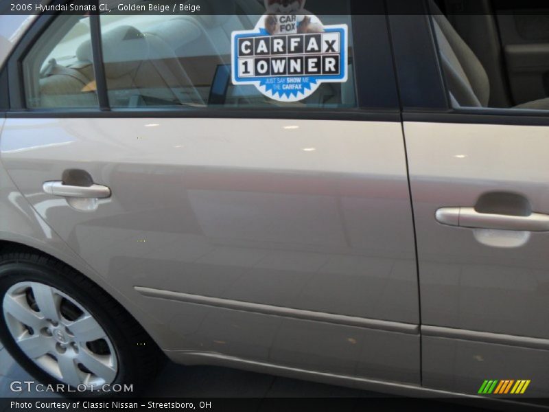 Golden Beige / Beige 2006 Hyundai Sonata GL