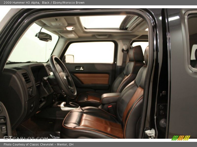  2009 H3 Alpha Ebony/Morocco Brown Interior