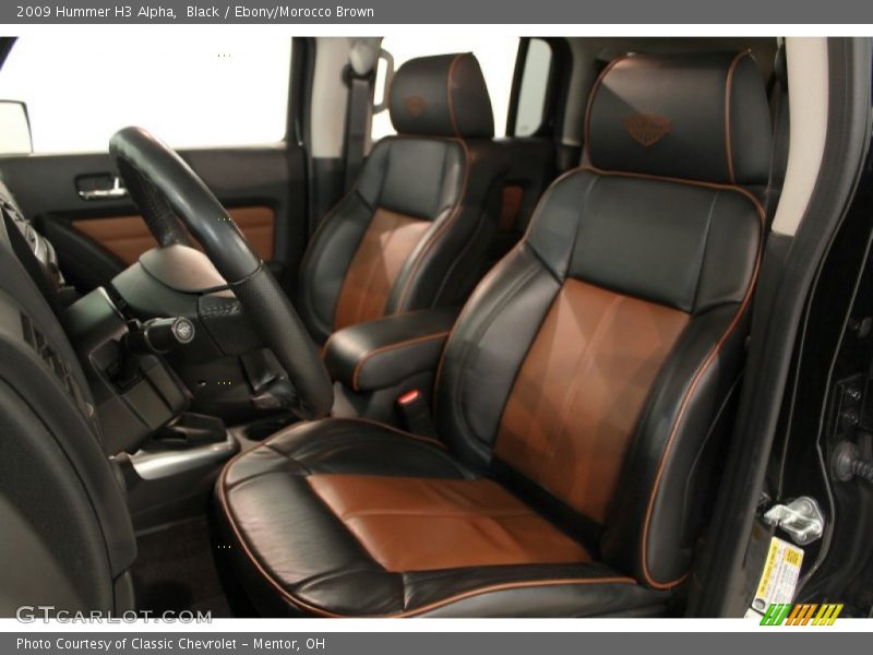 Front Seat of 2009 H3 Alpha