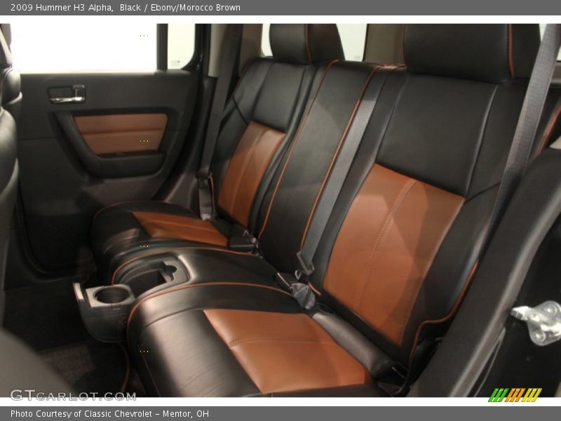  2009 H3 Alpha Ebony/Morocco Brown Interior