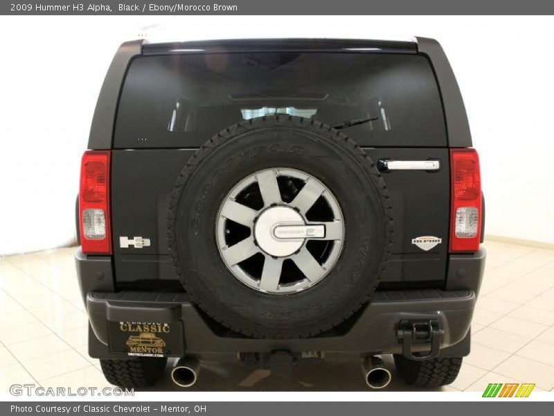 Black / Ebony/Morocco Brown 2009 Hummer H3 Alpha