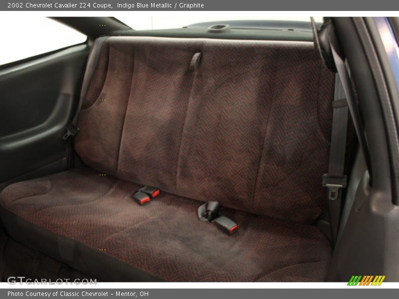 Indigo Blue Metallic / Graphite 2002 Chevrolet Cavalier Z24 Coupe