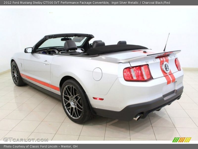  2012 Mustang Shelby GT500 SVT Performance Package Convertible Ingot Silver Metallic
