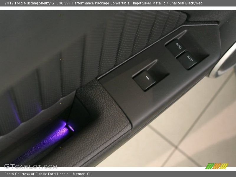 Controls of 2012 Mustang Shelby GT500 SVT Performance Package Convertible