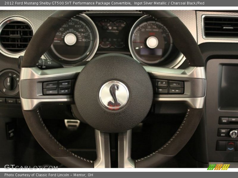  2012 Mustang Shelby GT500 SVT Performance Package Convertible Steering Wheel