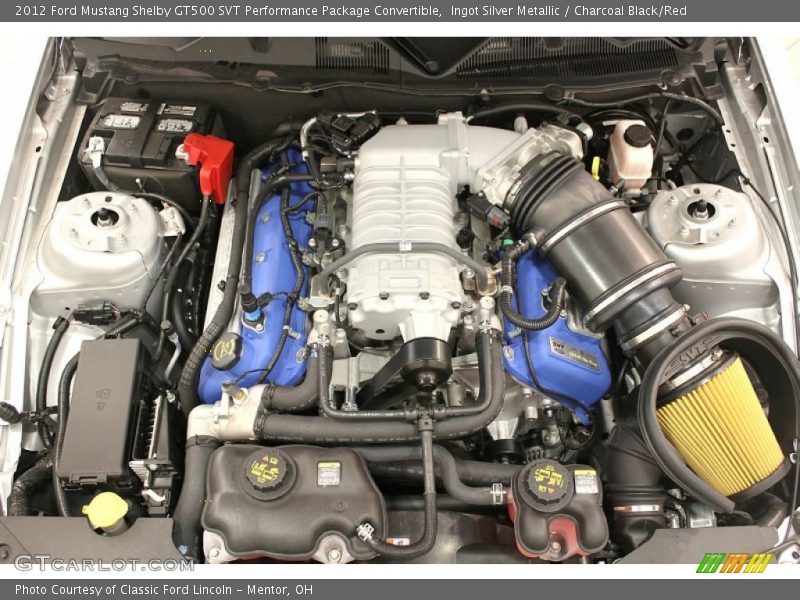  2012 Mustang Shelby GT500 SVT Performance Package Convertible Engine - 5.4 Liter Supercharged DOHC 32-Valve Ti-VCT V8