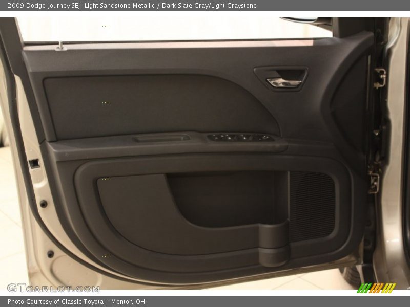 Light Sandstone Metallic / Dark Slate Gray/Light Graystone 2009 Dodge Journey SE