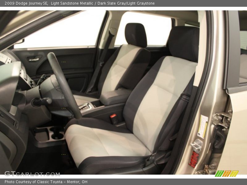 Light Sandstone Metallic / Dark Slate Gray/Light Graystone 2009 Dodge Journey SE