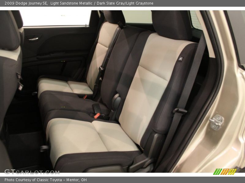 Light Sandstone Metallic / Dark Slate Gray/Light Graystone 2009 Dodge Journey SE