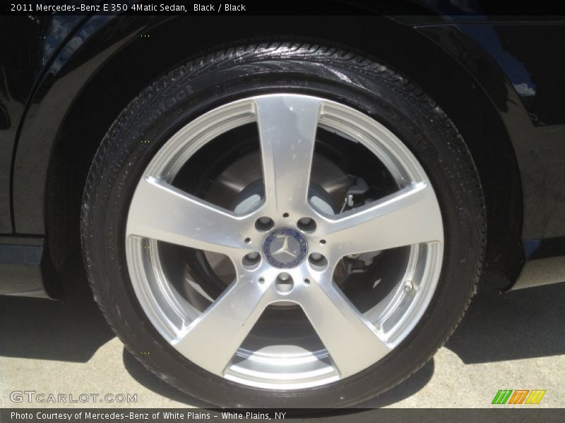 Black / Black 2011 Mercedes-Benz E 350 4Matic Sedan