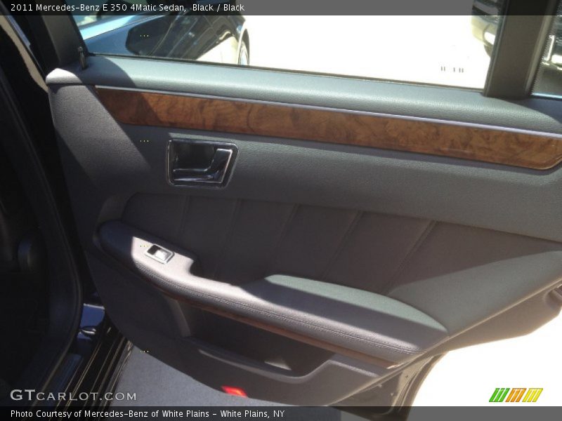 Black / Black 2011 Mercedes-Benz E 350 4Matic Sedan