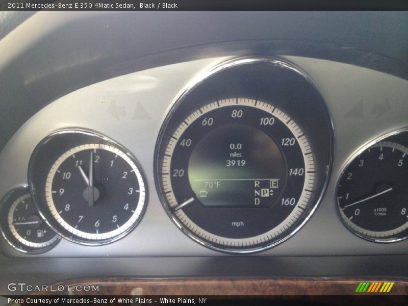Black / Black 2011 Mercedes-Benz E 350 4Matic Sedan