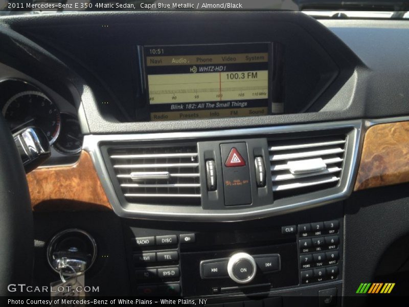 Capri Blue Metallic / Almond/Black 2011 Mercedes-Benz E 350 4Matic Sedan