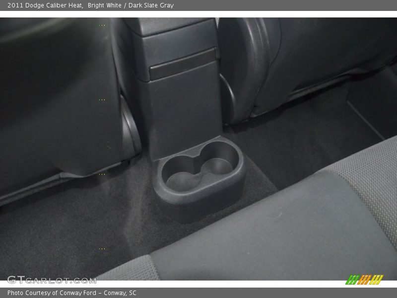 Bright White / Dark Slate Gray 2011 Dodge Caliber Heat