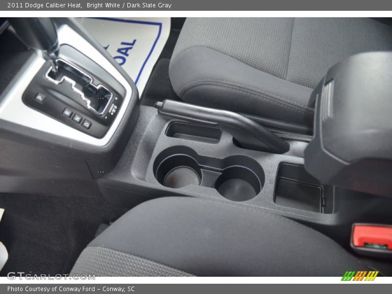 Bright White / Dark Slate Gray 2011 Dodge Caliber Heat