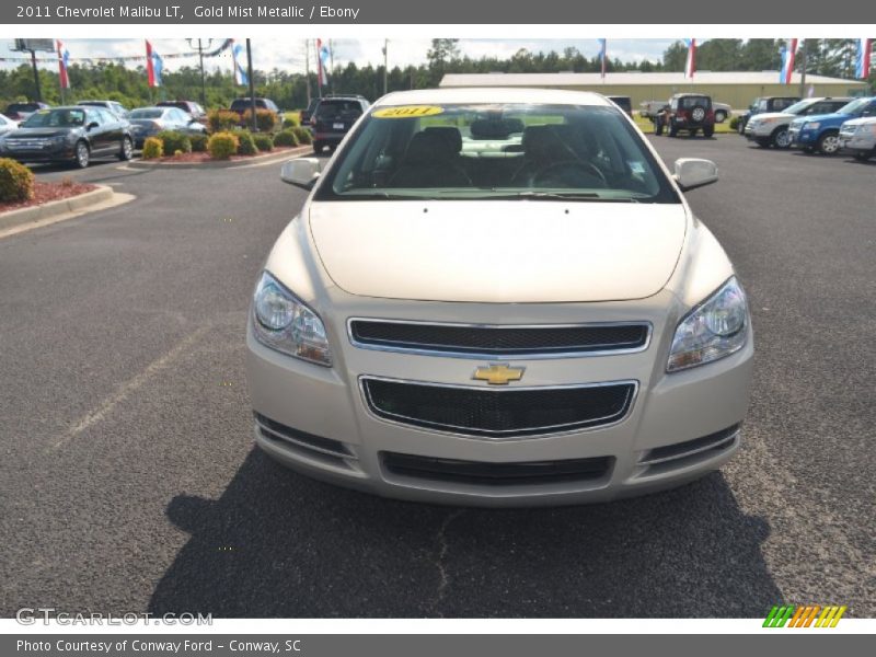 Gold Mist Metallic / Ebony 2011 Chevrolet Malibu LT