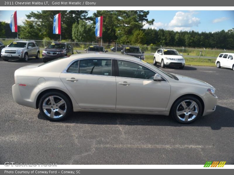 Gold Mist Metallic / Ebony 2011 Chevrolet Malibu LT
