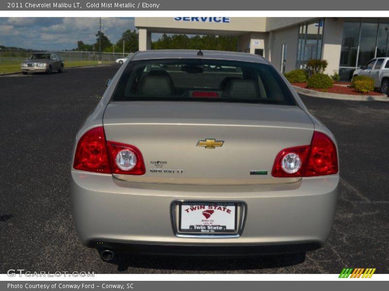 Gold Mist Metallic / Ebony 2011 Chevrolet Malibu LT