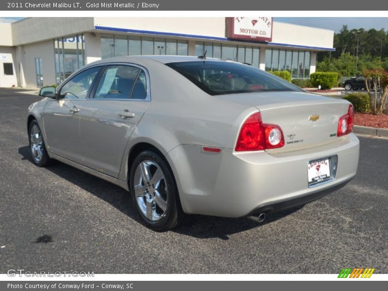 Gold Mist Metallic / Ebony 2011 Chevrolet Malibu LT