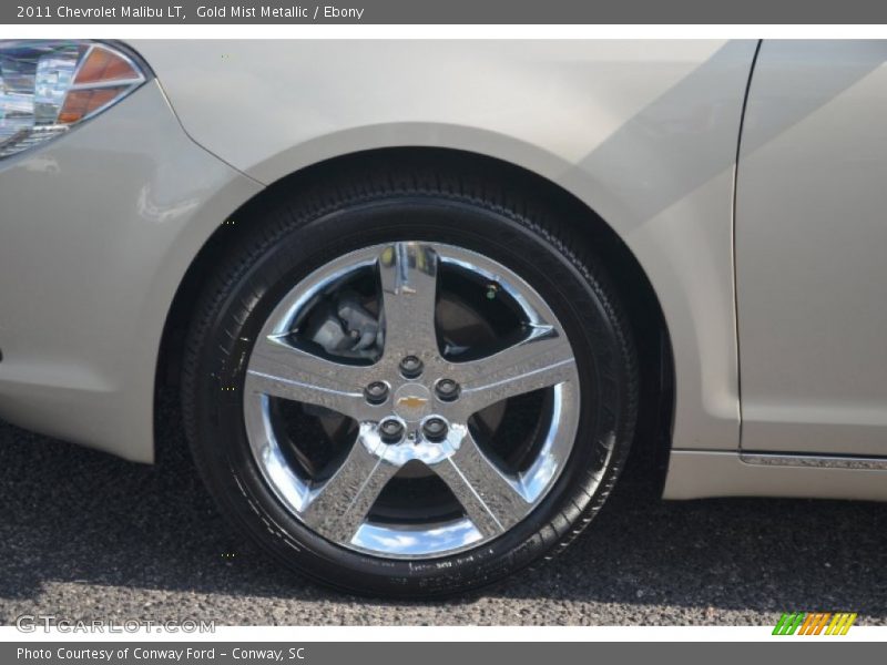 Gold Mist Metallic / Ebony 2011 Chevrolet Malibu LT