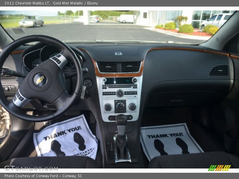Gold Mist Metallic / Ebony 2011 Chevrolet Malibu LT