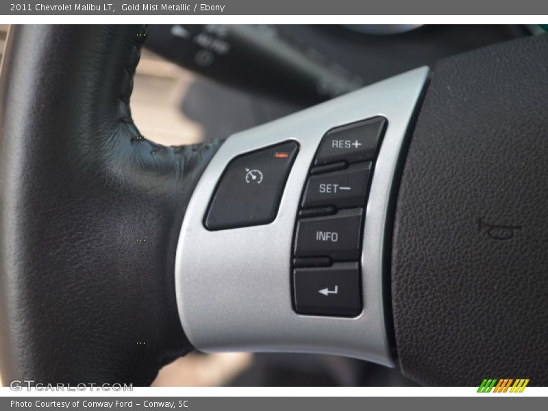Gold Mist Metallic / Ebony 2011 Chevrolet Malibu LT