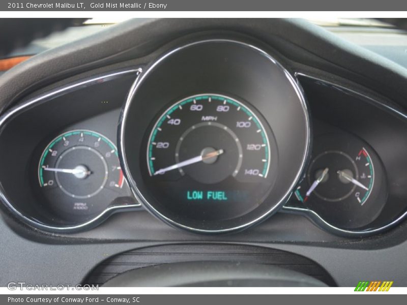 Gold Mist Metallic / Ebony 2011 Chevrolet Malibu LT