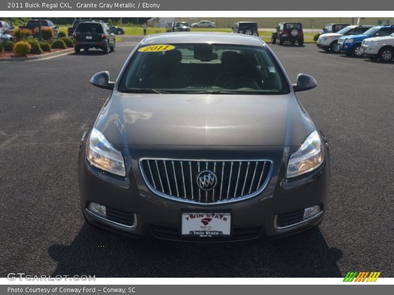 Granite Gray Metallic / Ebony 2011 Buick Regal CXL