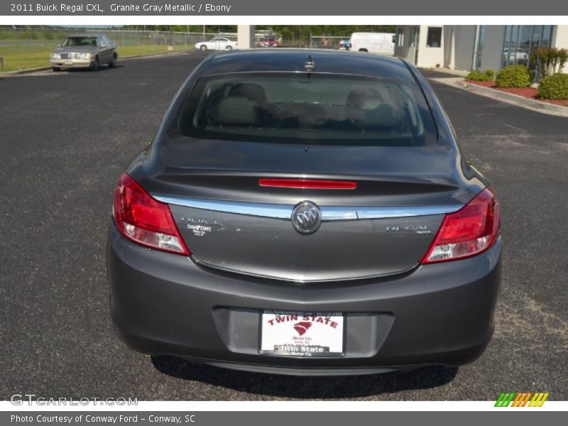 Granite Gray Metallic / Ebony 2011 Buick Regal CXL