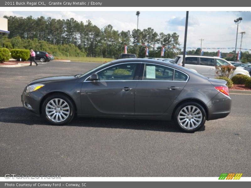 Granite Gray Metallic / Ebony 2011 Buick Regal CXL