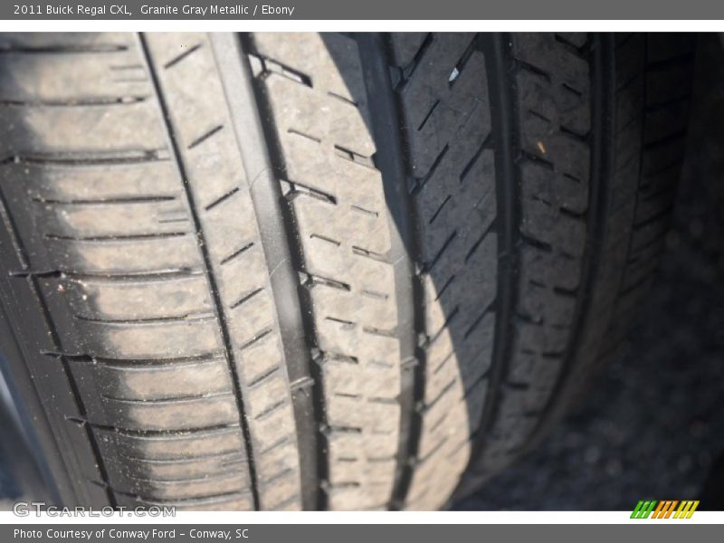 Granite Gray Metallic / Ebony 2011 Buick Regal CXL