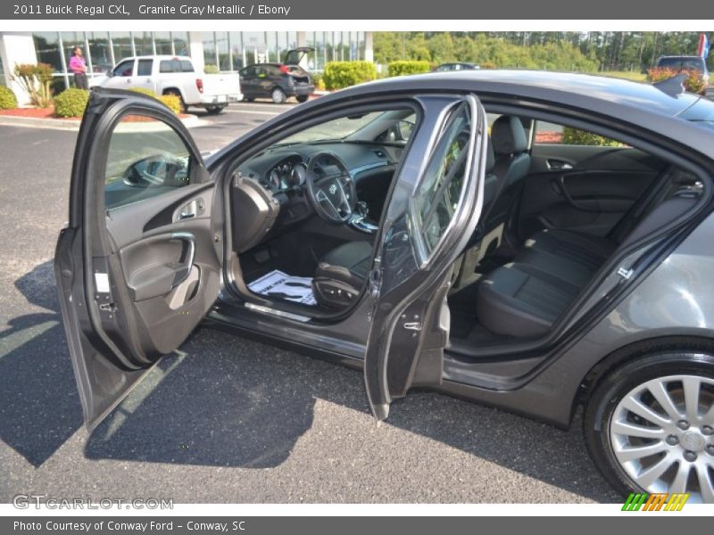 Granite Gray Metallic / Ebony 2011 Buick Regal CXL