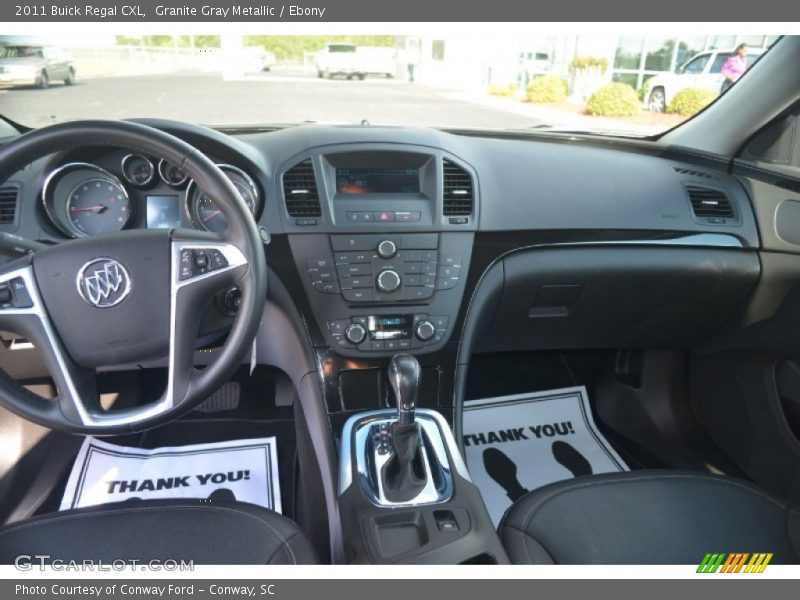 Granite Gray Metallic / Ebony 2011 Buick Regal CXL