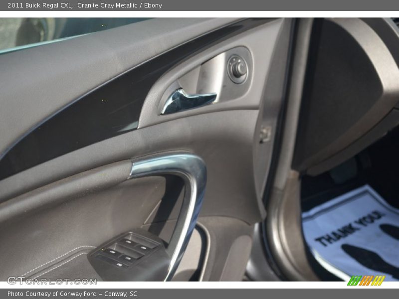 Granite Gray Metallic / Ebony 2011 Buick Regal CXL