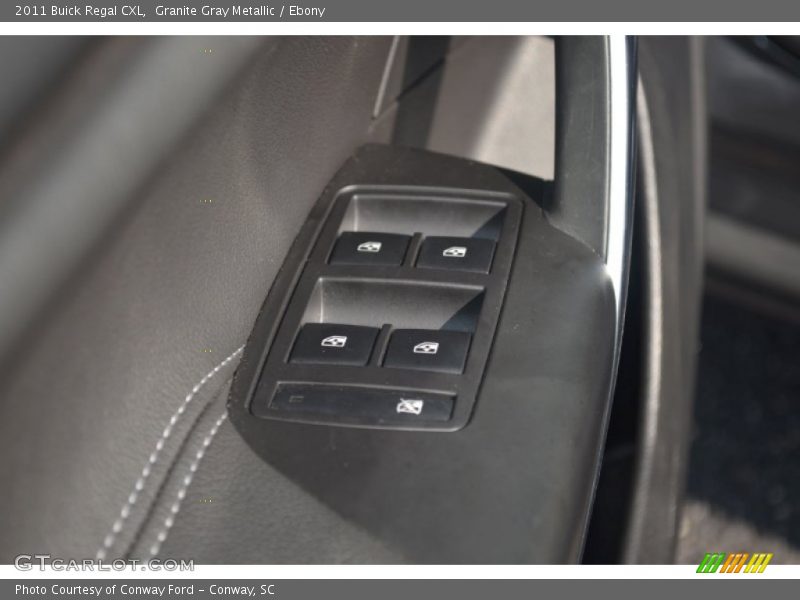 Granite Gray Metallic / Ebony 2011 Buick Regal CXL
