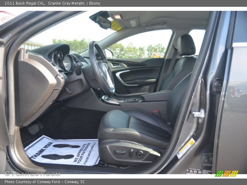 Granite Gray Metallic / Ebony 2011 Buick Regal CXL