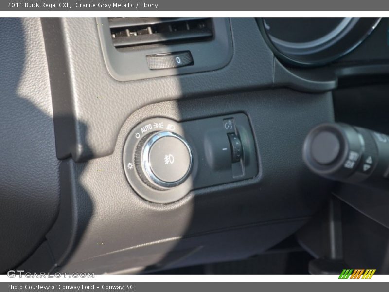 Granite Gray Metallic / Ebony 2011 Buick Regal CXL