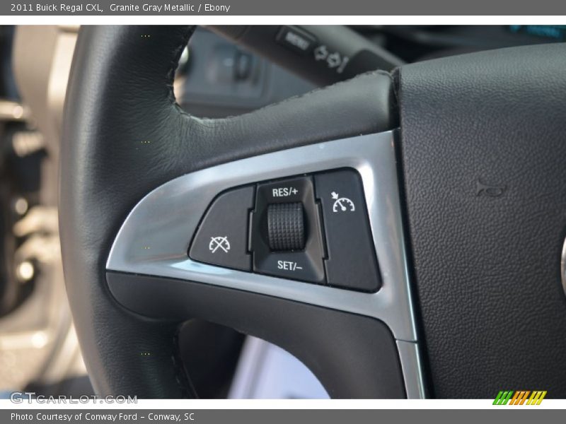 Granite Gray Metallic / Ebony 2011 Buick Regal CXL