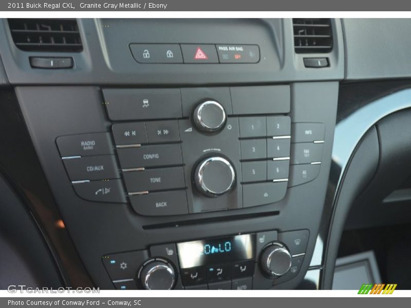 Granite Gray Metallic / Ebony 2011 Buick Regal CXL