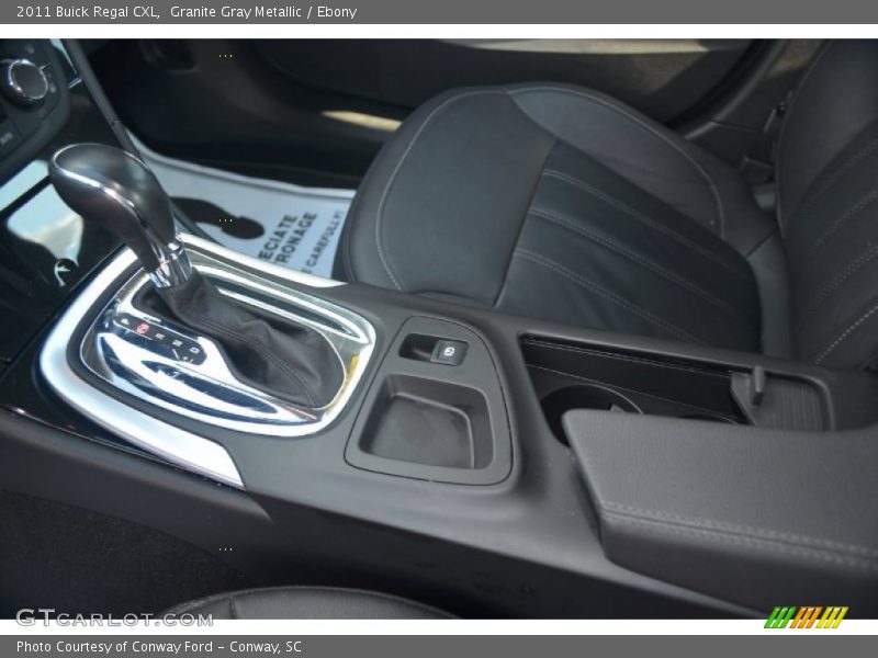 Granite Gray Metallic / Ebony 2011 Buick Regal CXL