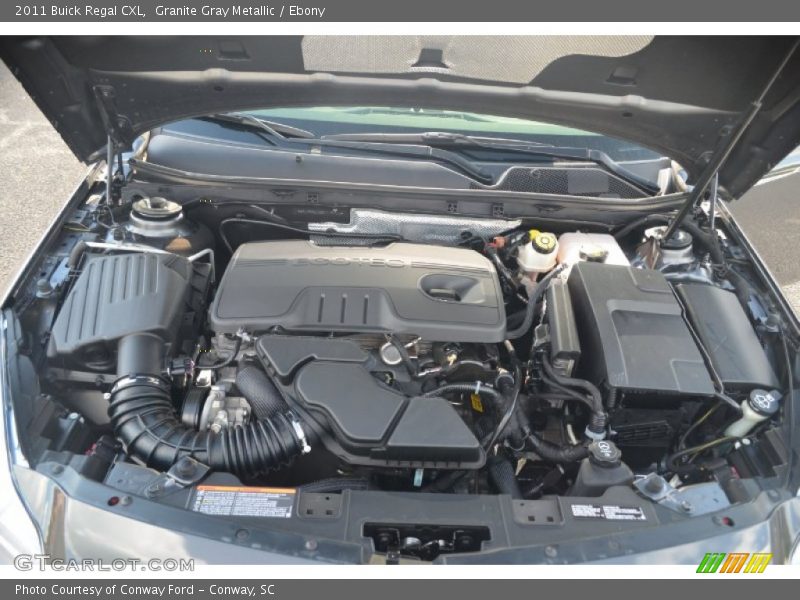 Granite Gray Metallic / Ebony 2011 Buick Regal CXL