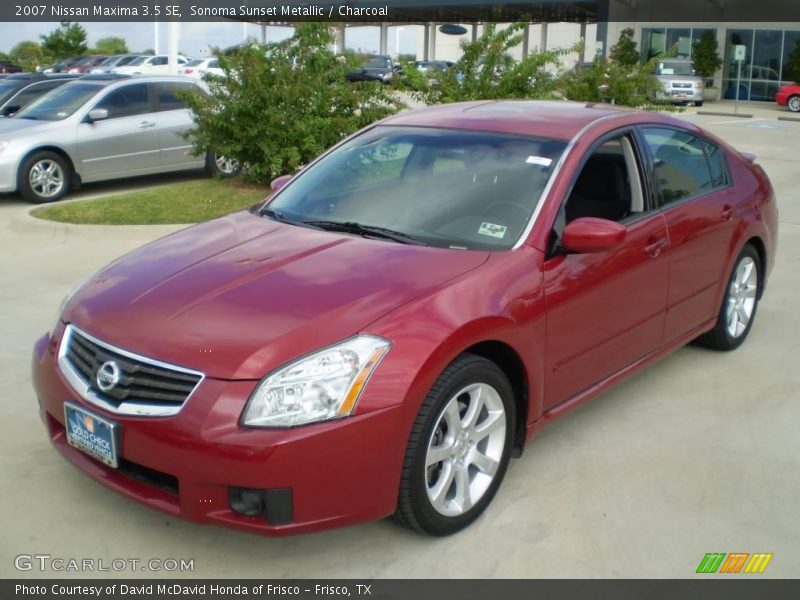 Sonoma Sunset Metallic / Charcoal 2007 Nissan Maxima 3.5 SE