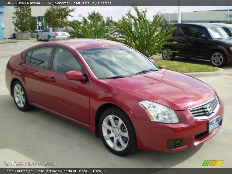 Sonoma Sunset Metallic / Charcoal 2007 Nissan Maxima 3.5 SE