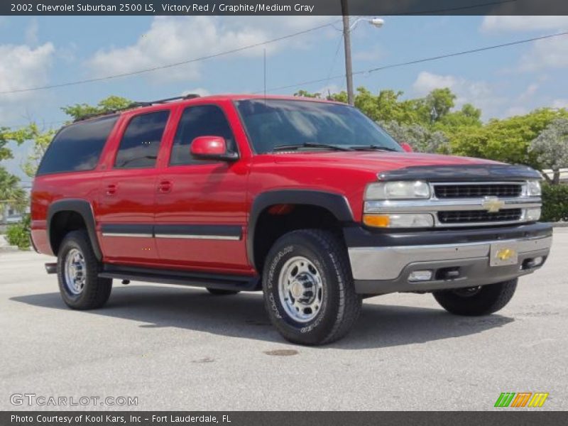 Front 3/4 View of 2002 Suburban 2500 LS