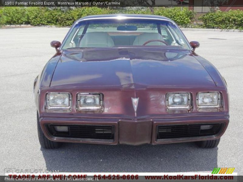 Montreux Maroon / Oyster/Carmine 1980 Pontiac Firebird Esprit